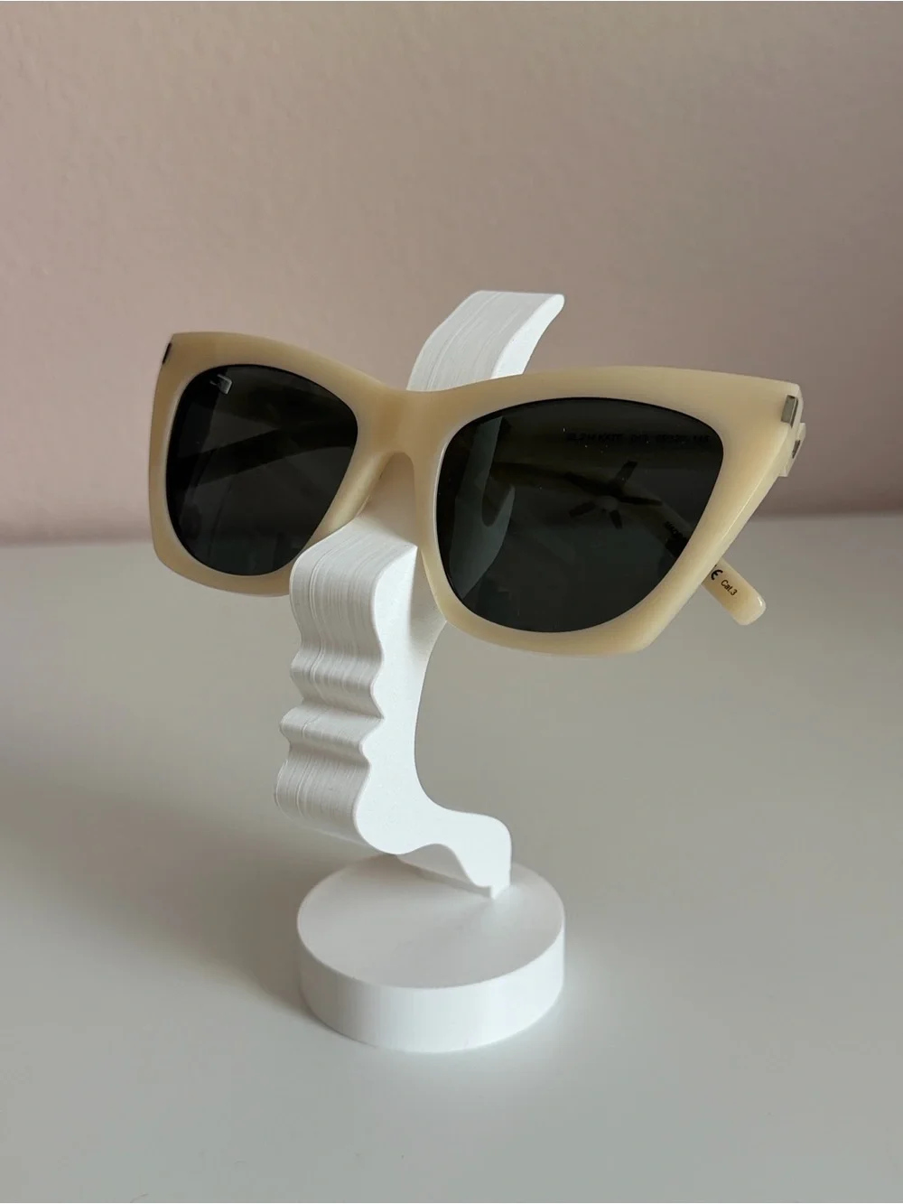 Saint Laurent SL 276 MICA Ivory Cat-Eye Sunglasses Complete Set
